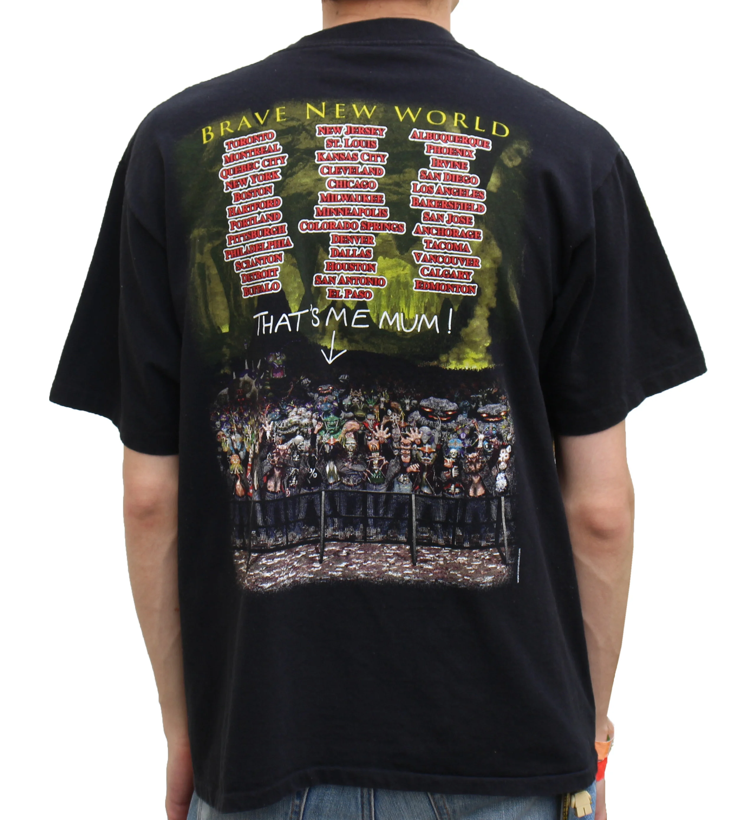 Iron Maiden Brave New World 2000 Tour T Shirt — RootsBK